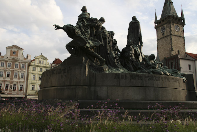 Pragreise (80 von 102).jpg - Das Denkmal des Jan Hus.